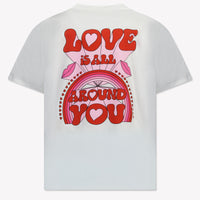 Stella McCartney Kinder Meisjes T-Shirt In Wit