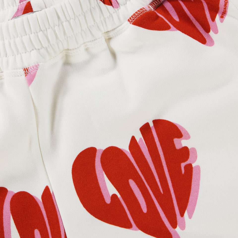 Stella McCartney Kinder Meisjes Broek In Wit