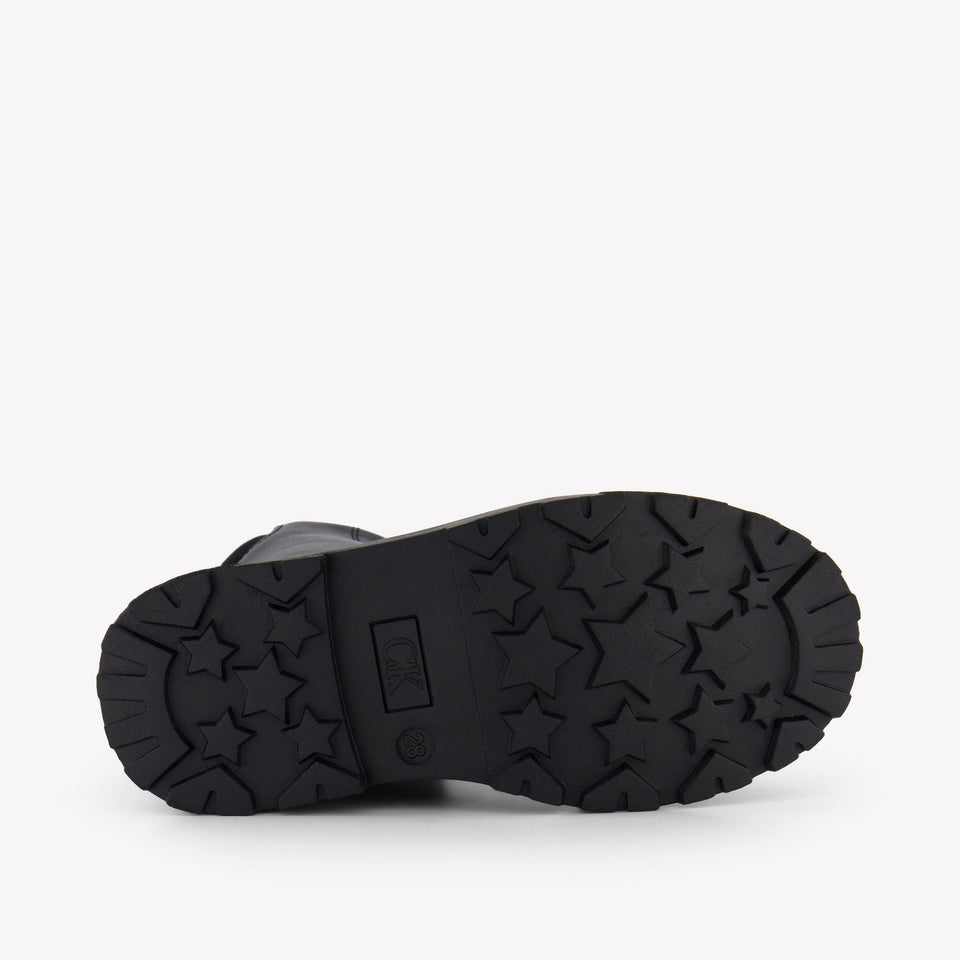 Calvin Klein Unisex Boots  Black