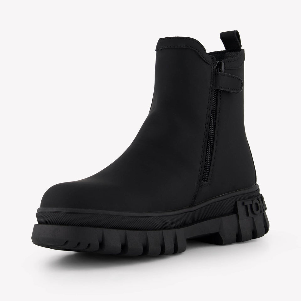 Tommy Hilfiger Unisex Boots  Black