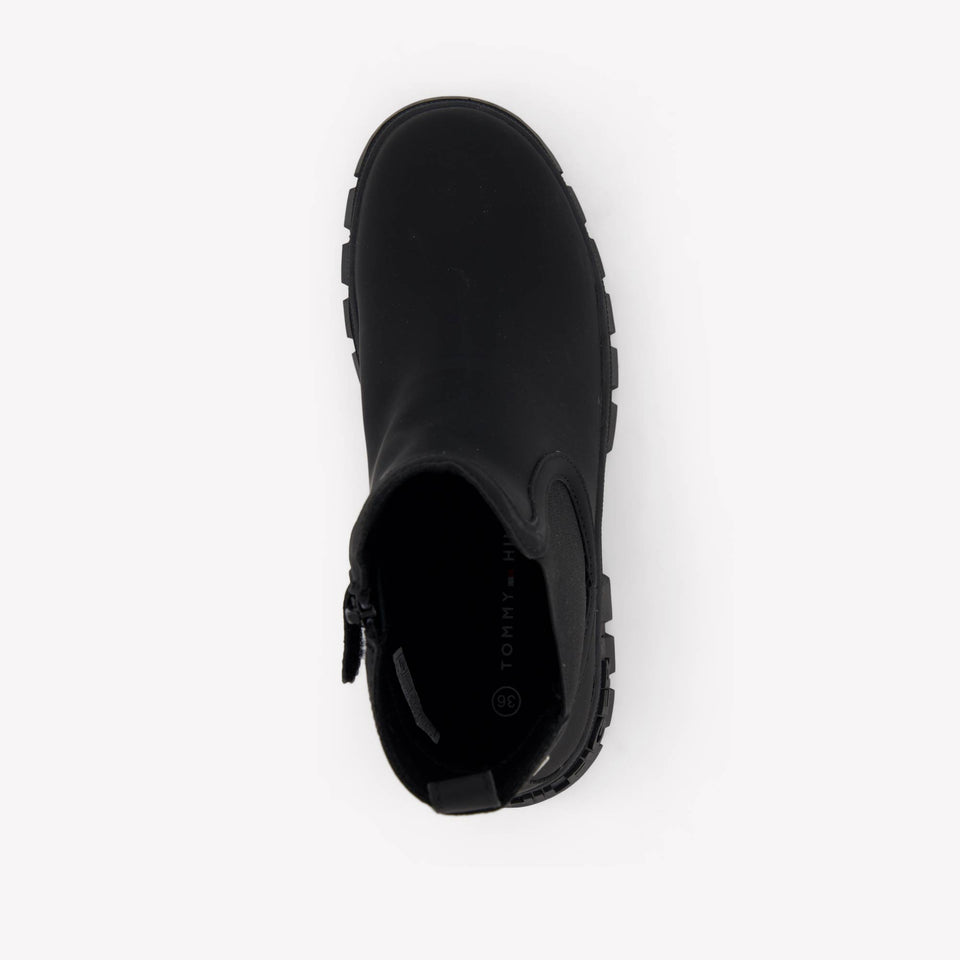 Tommy Hilfiger Unisex Boots  Black