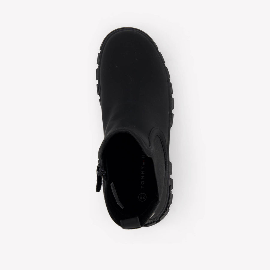 Tommy Hilfiger Unisex Boots  Black
