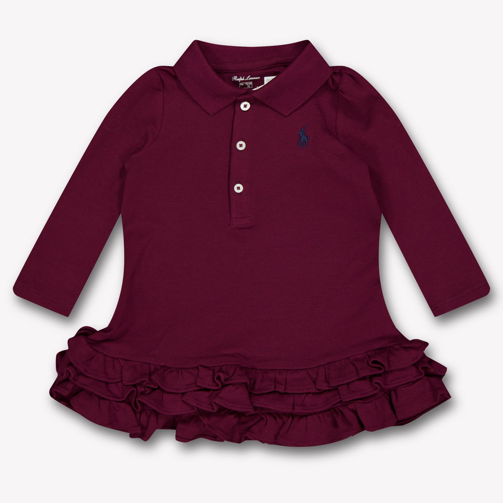Ralph Lauren Baby Girls Dress  Bordeaux