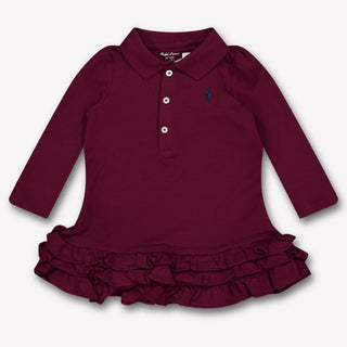 Ralph Lauren Baby Girls Dress  Bordeaux