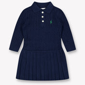 Ralph Lauren Baby Girls Dress  Navy