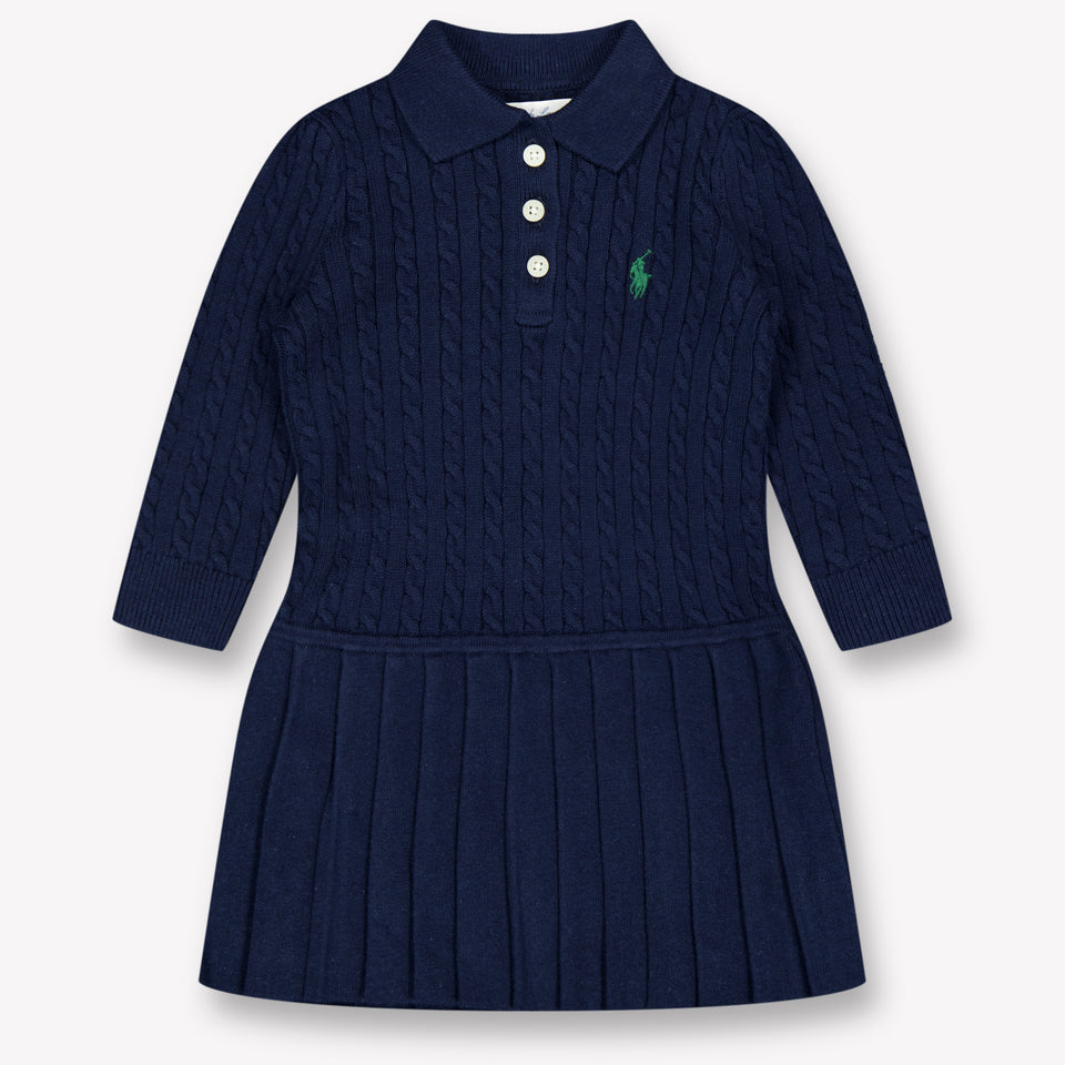 Ralph Lauren Baby Girls Dress  Navy
