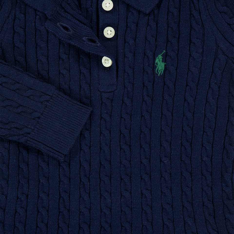 Ralph Lauren Baby Girls Dress  Navy