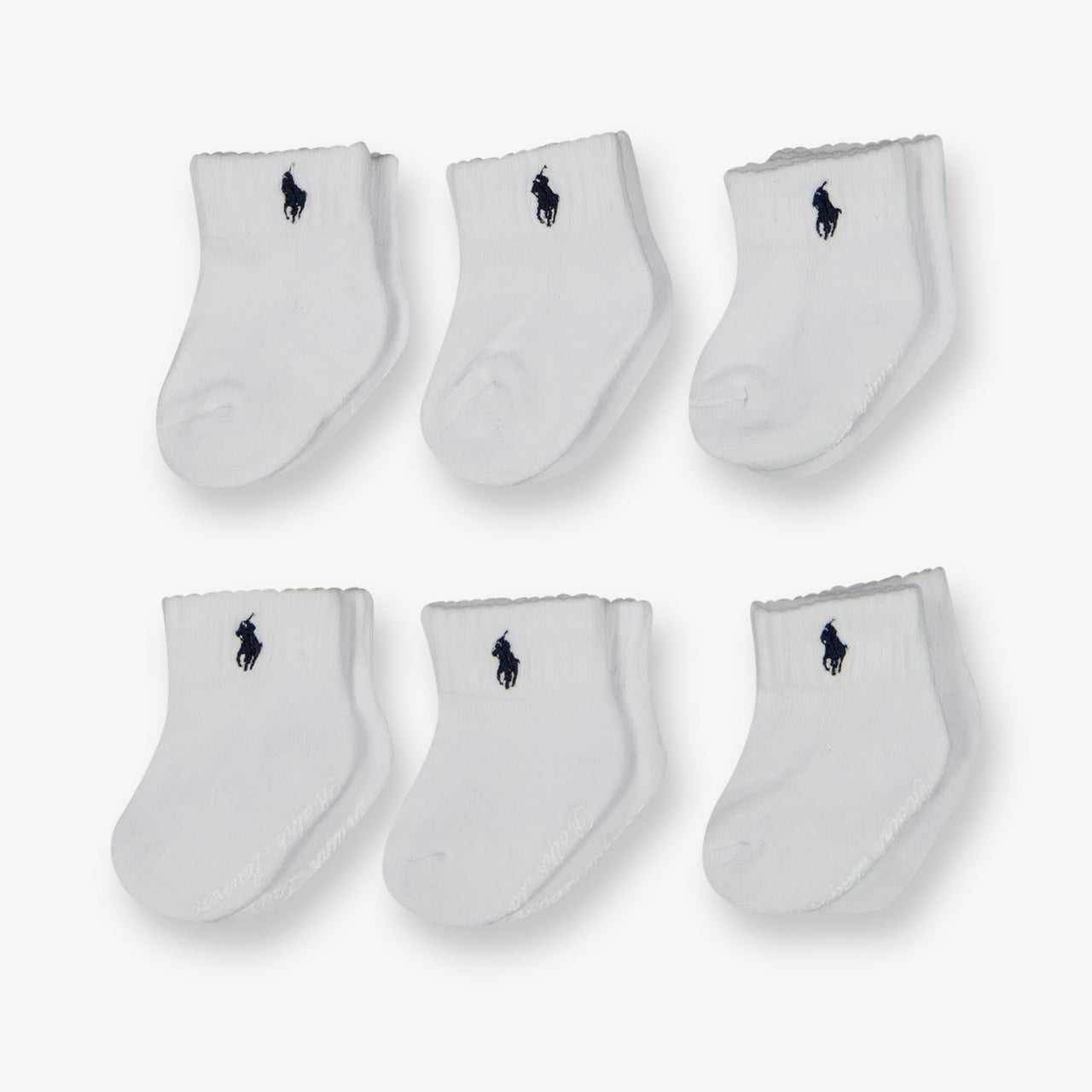 Ralph Lauren Baby Jongens Sokjes In Wit