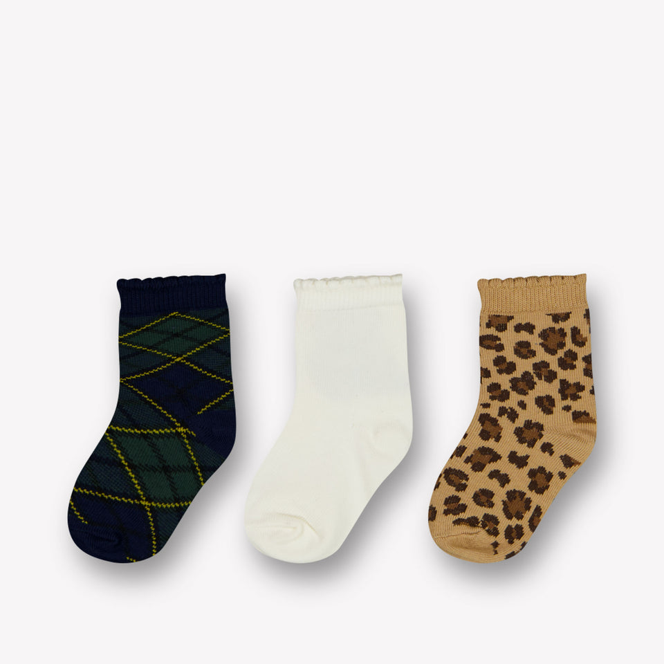 Ralph Lauren Baby Meisjes Sokjes In Panter