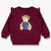 Ralph Lauren Baby Girls Sweater  Bordeaux