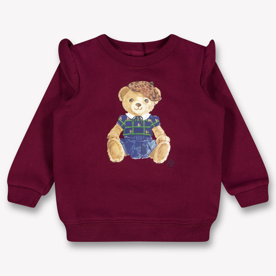 Ralph Lauren Baby Girls Sweater  Bordeaux