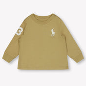 Ralph Lauren Baby Jongens T-Shirt In Khaki