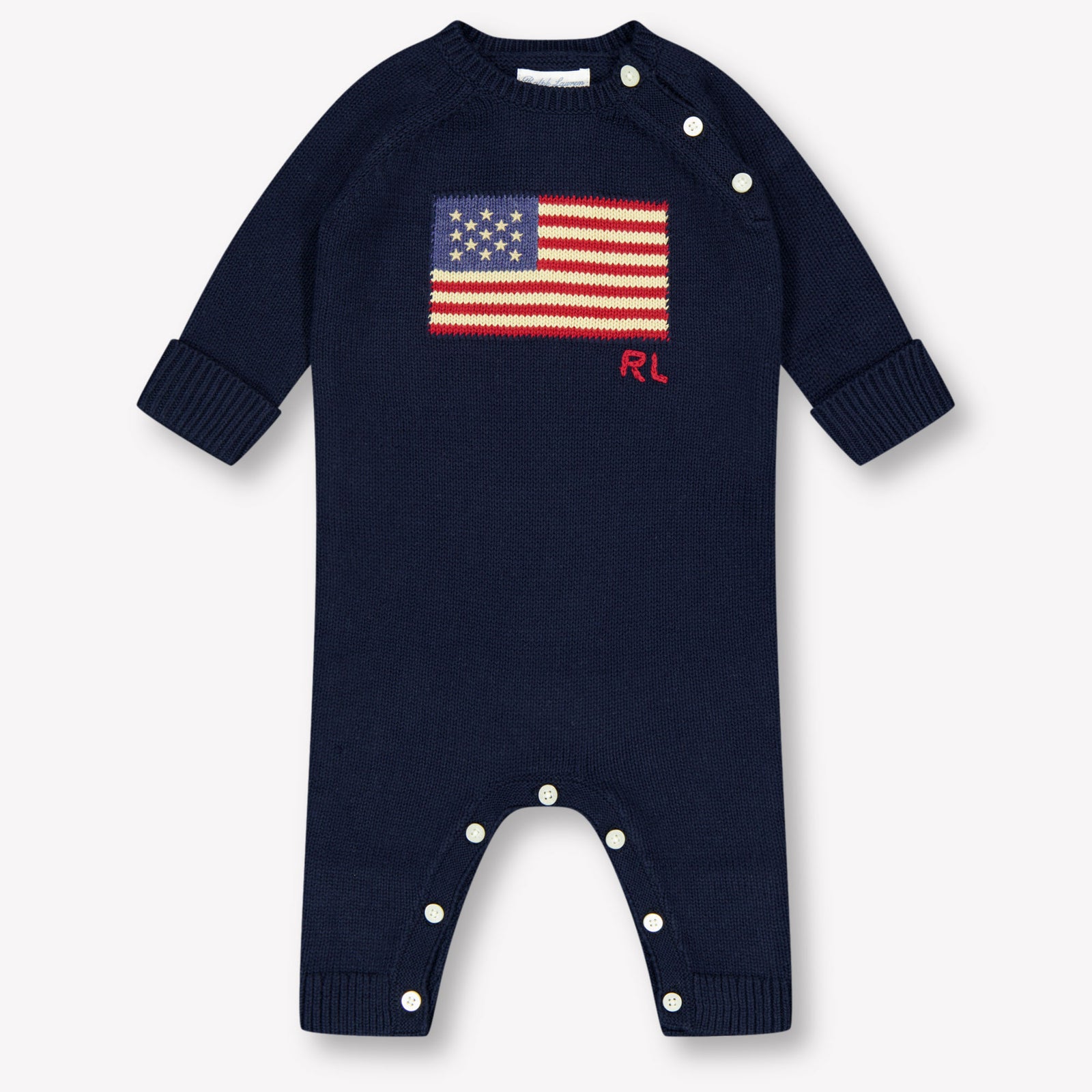 Ralph Lauren Baby Boys Playsuit  Navy