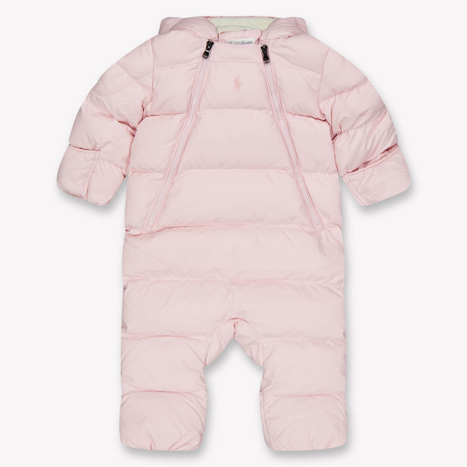 Ralph Lauren Baby Unisex Ski Suits  Light Pink