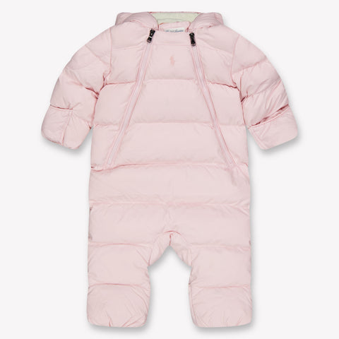Ralph Lauren Baby Unisex Ski Suits  Light Pink