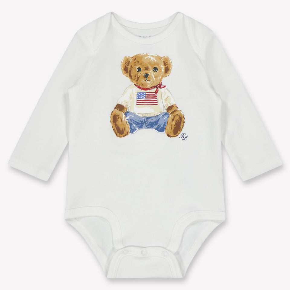 Ralph Lauren Baby Unisex Setje In Wit