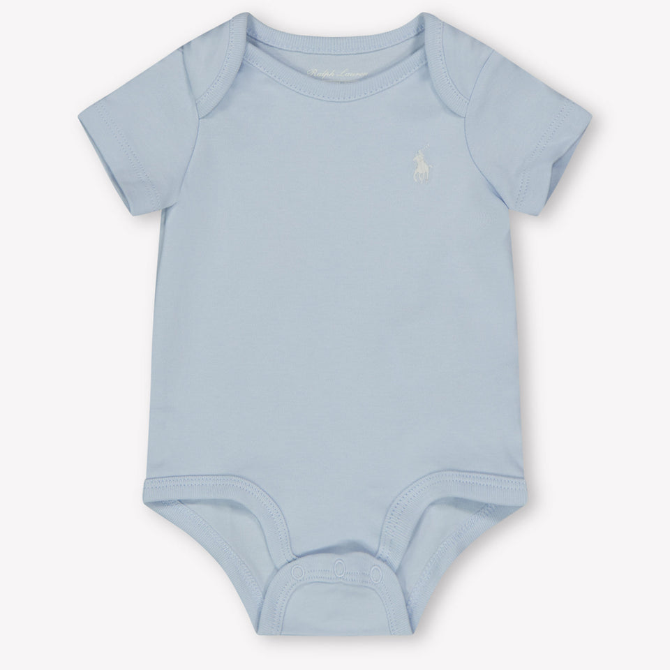Ralph Lauren Baby Jongens Setje In Licht Blauw