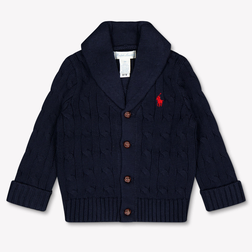 Ralph Lauren Baby Boys Cardigan Navy