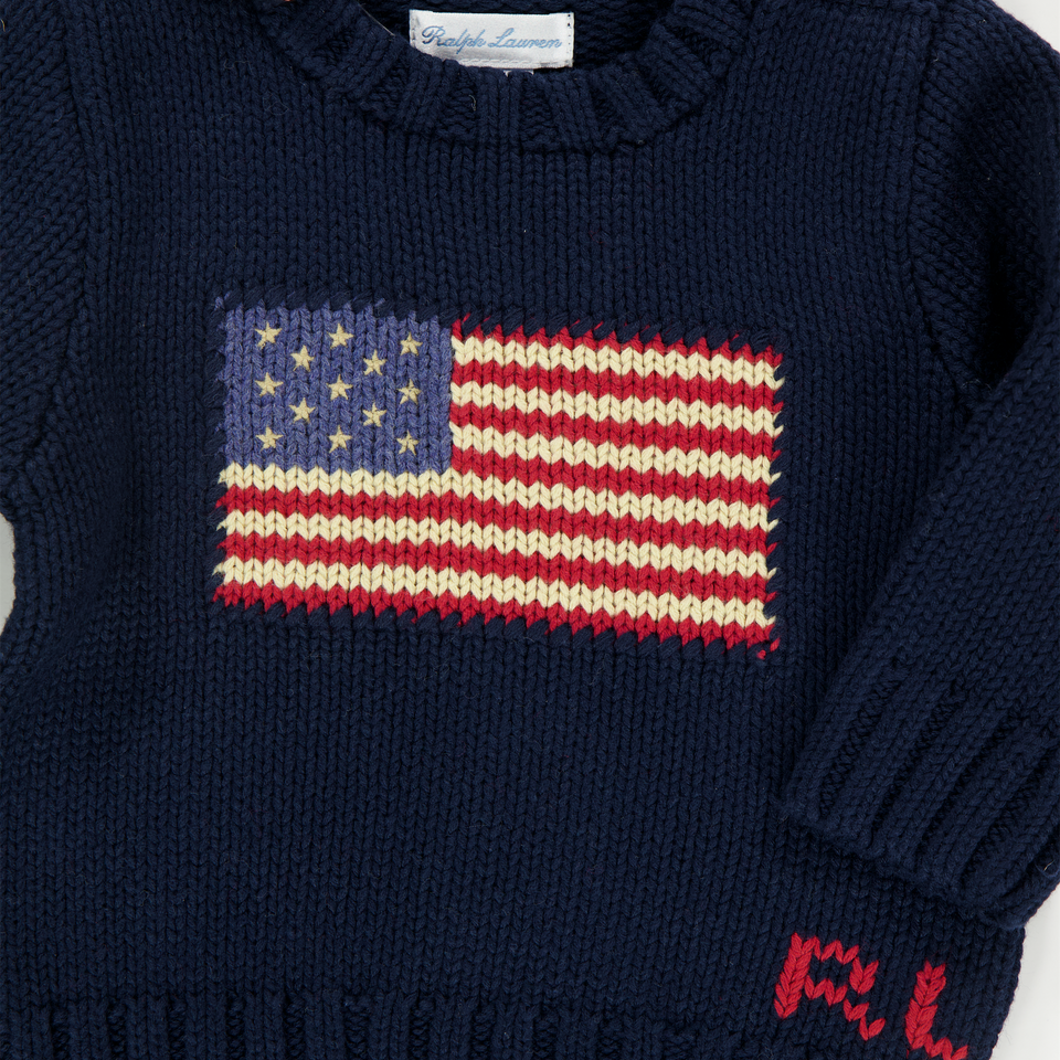 Ralph Lauren Baby Boys Sweater  Navy