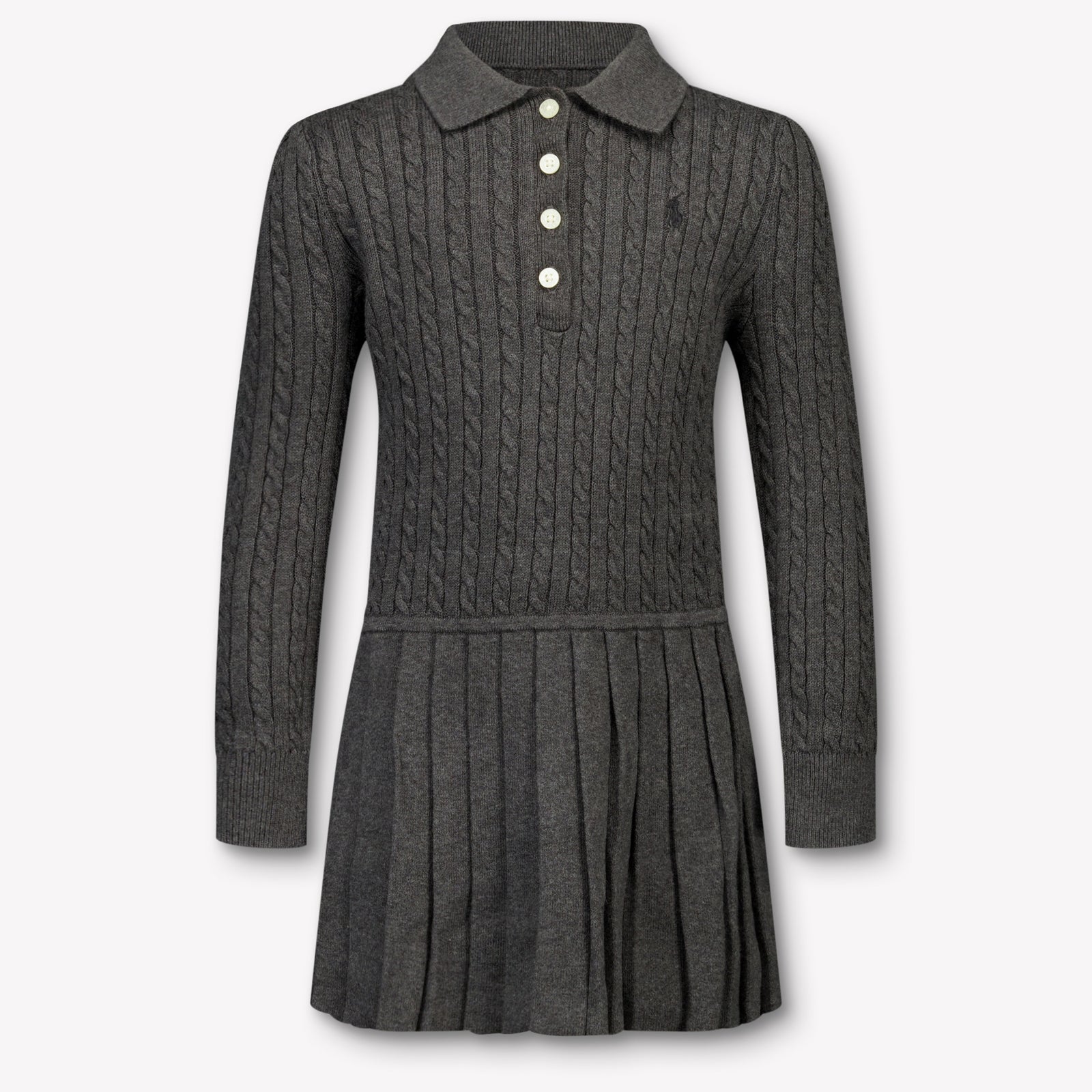Ralph Lauren Kids Girls Dress Anthracite