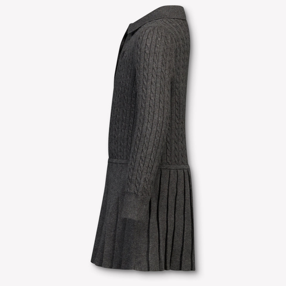 Ralph Lauren Kinder Meisjes Jurk In Antraciet