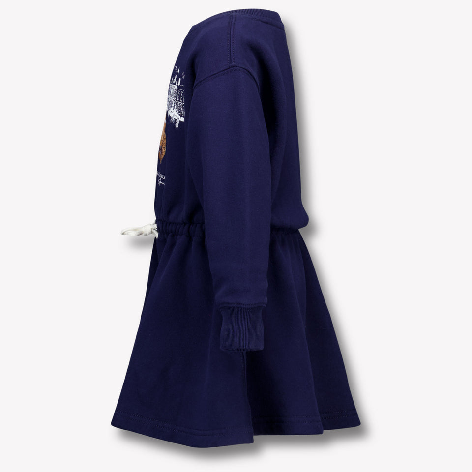 Ralph Lauren Kinder Meisjes Jurk In Navy