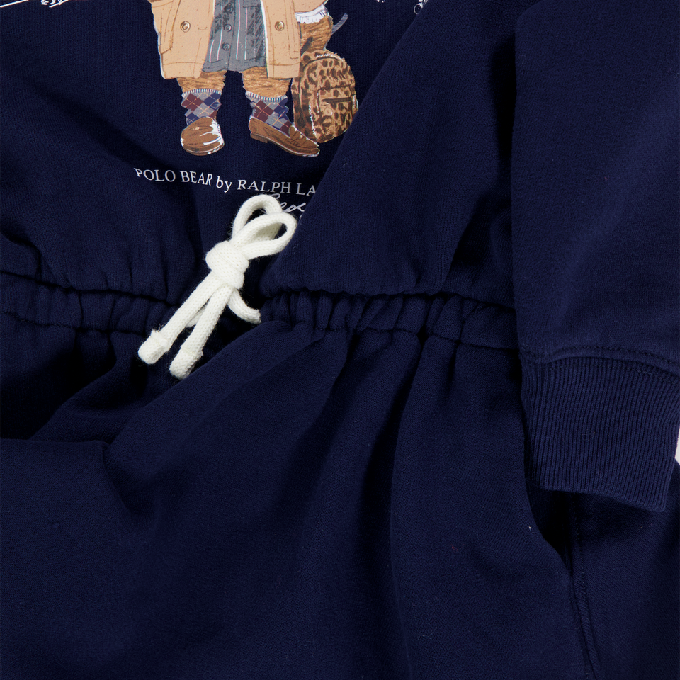Ralph Lauren Kinder Meisjes Jurk In Navy