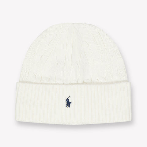 Ralph Lauren Kids Unisex Hat  Offwhite