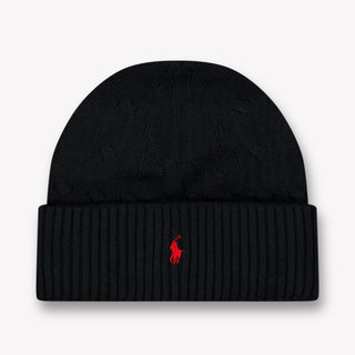 Ralph Lauren Kinder Unisex Muts In Zwart