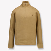 Ralph Lauren Kids Boys Sweater  Camel