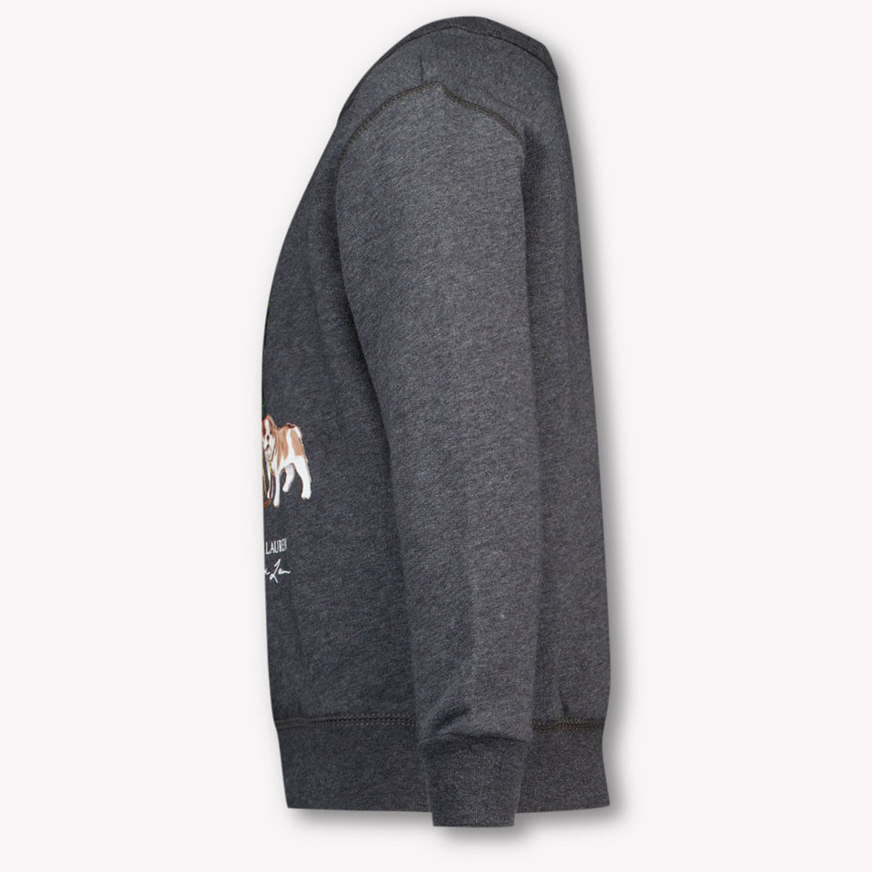 Ralph Lauren Kinder Jongens Trui In Antraciet