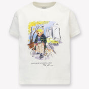 Ralph Lauren Kids Boys  T-Shirt Offwhite