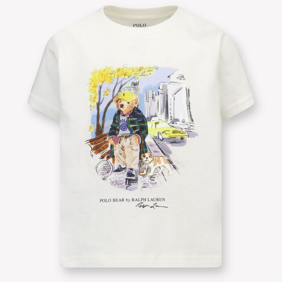 Ralph Lauren Kids Boys  T-Shirt Offwhite