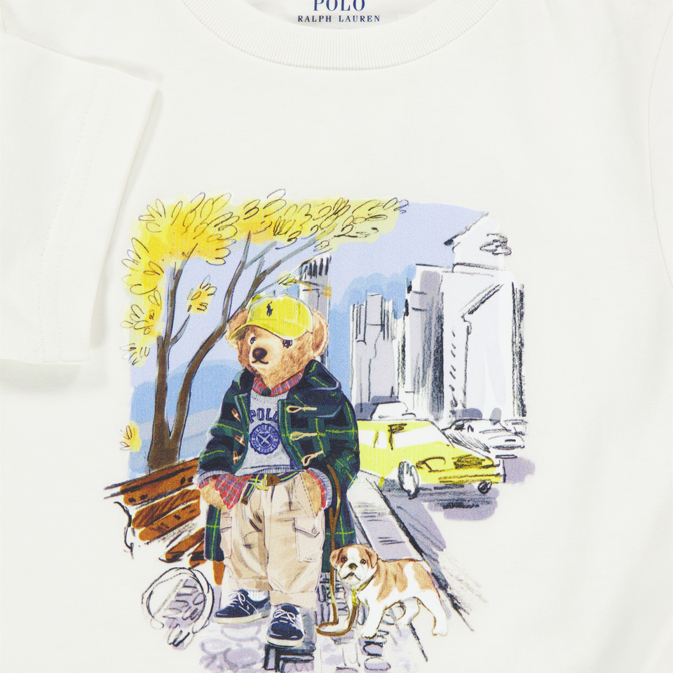 Ralph Lauren Kids Boys  T-Shirt Offwhite