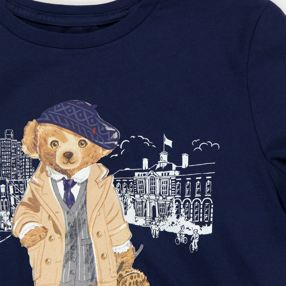 Ralph Lauren Kids Girls  T-Shirt Navy