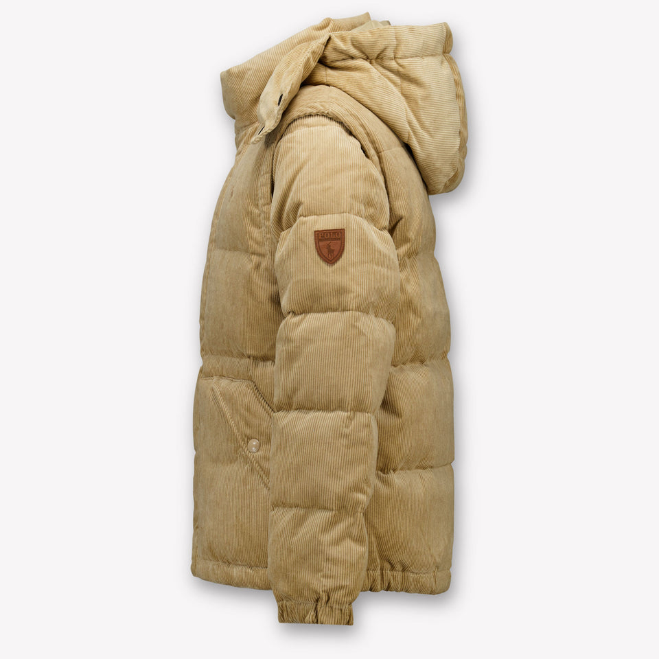 Ralph Lauren Kinder Jongens Winterjas In Khaki