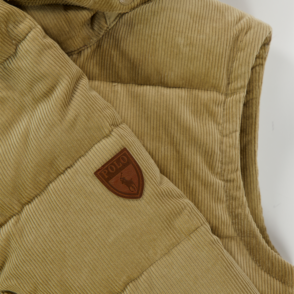 Ralph Lauren Kinder Jongens Winterjas In Khaki