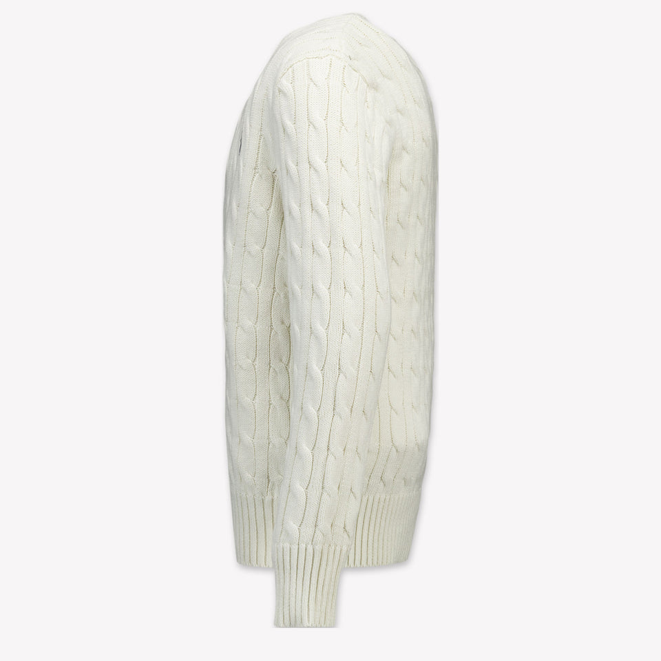Ralph Lauren Kinder Jongens Trui In Off White