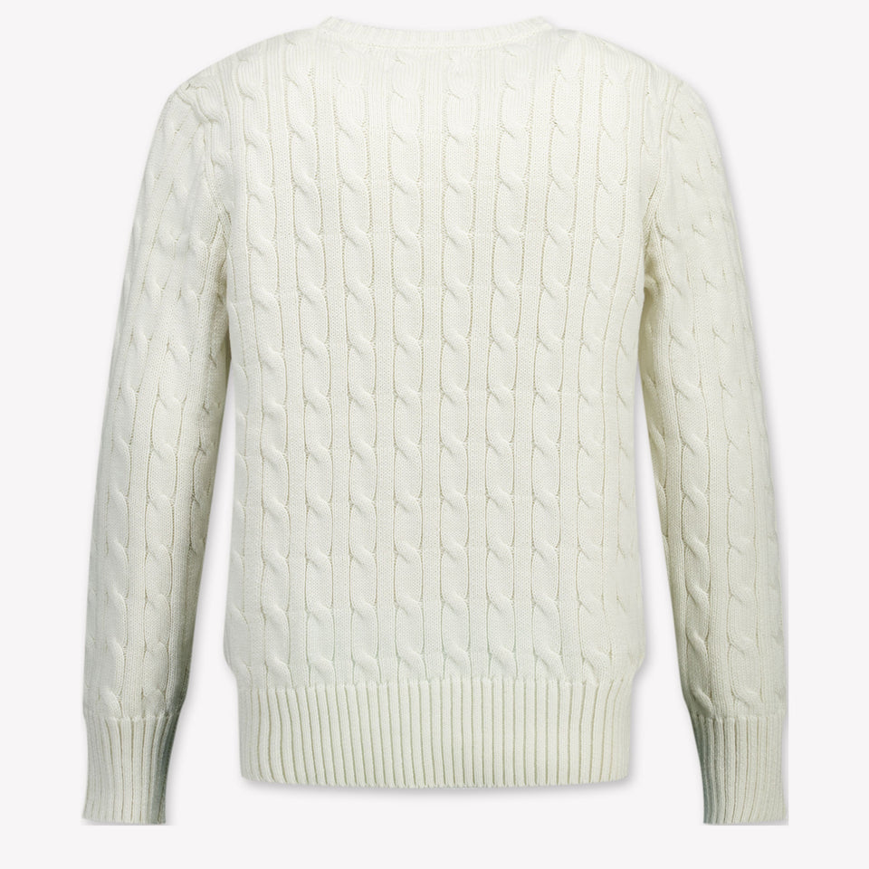 Ralph Lauren Kinder Jongens Trui In Off White