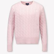 Ralph Lauren Kids Girls Sweater Light Pink