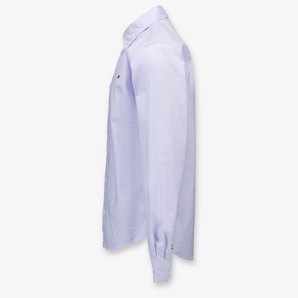Tommy Hilfiger Kinder Jongens Blouse In Licht Blauw