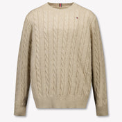 Tommy Hilfiger Kids Boys Sweater  Beige