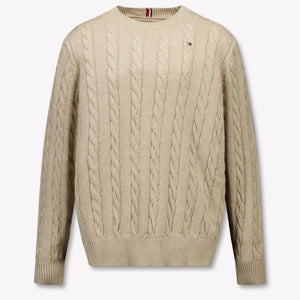 Tommy Hilfiger Kinder Jongens Trui In Beige