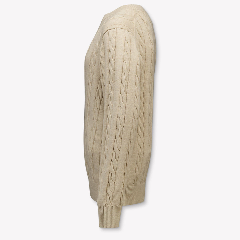 Tommy Hilfiger Kids Boys Sweater  Beige