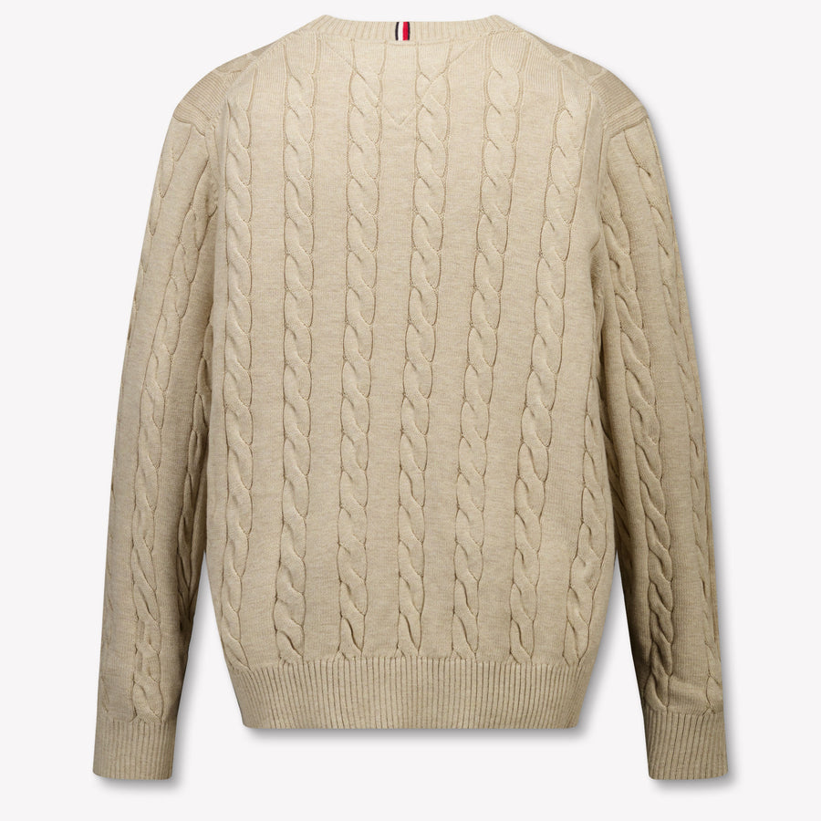 Tommy Hilfiger Kinder Jongens Trui In Beige