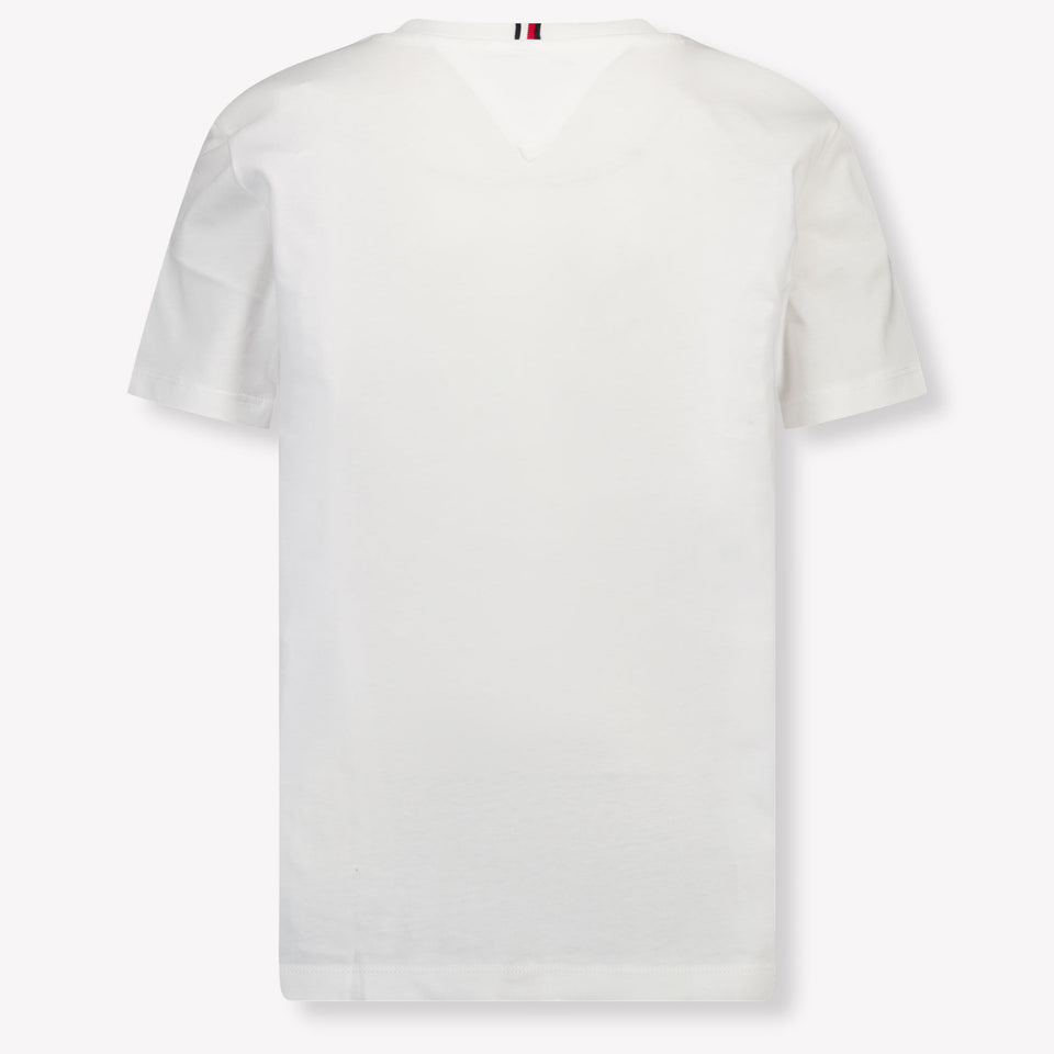 Tommy Hilfiger Kinder Jongens T-Shirt In Wit