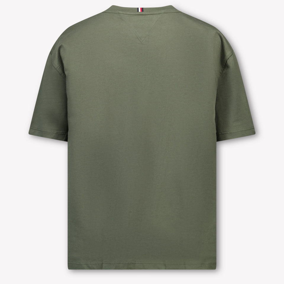 Tommy Hilfiger Kids Boys  T-Shirt Army