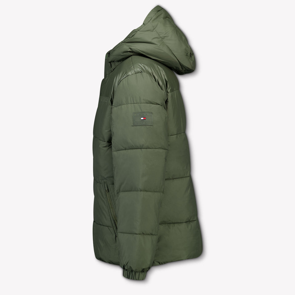 Tommy Hilfiger Kids Boys Winter Jacket  Army