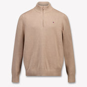 Tommy Hilfiger Kids Boys Sweater  Beige