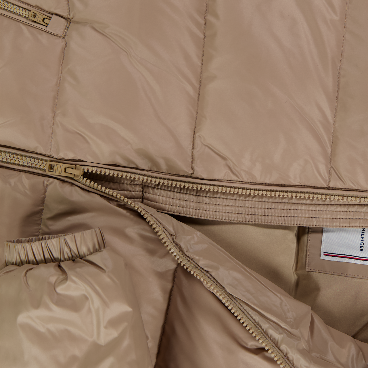 Tommy Hilfiger Kinder Meisjes Winterjas In Beige
